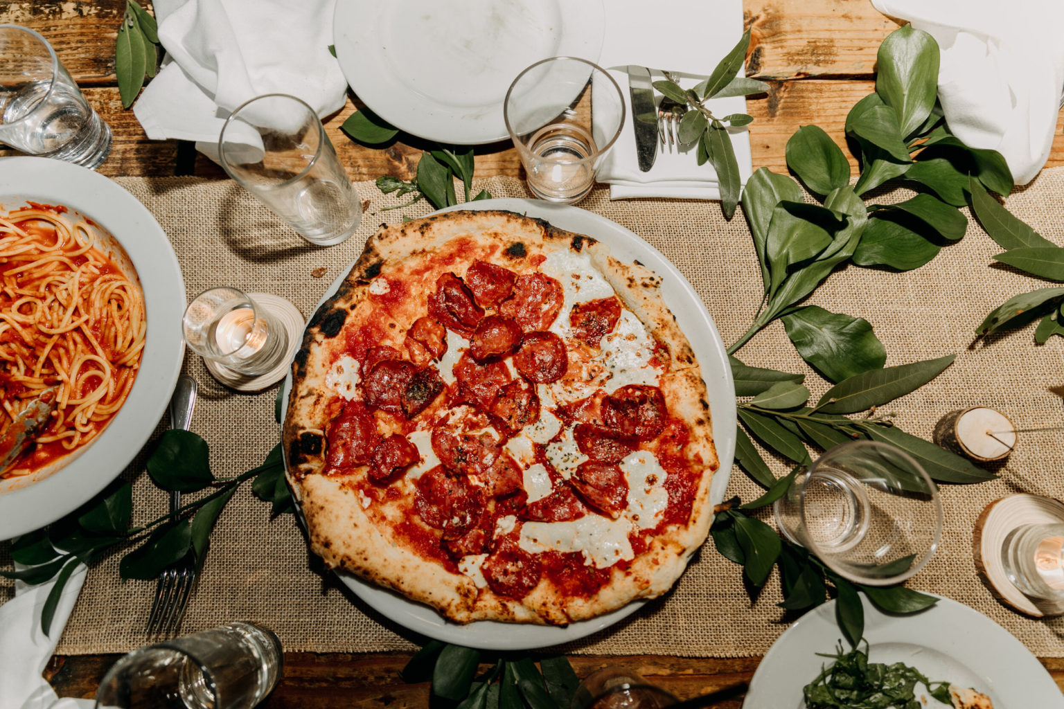 JESSICA AND EVAN WEDDING PORTA PIZZA JERSEY CITY