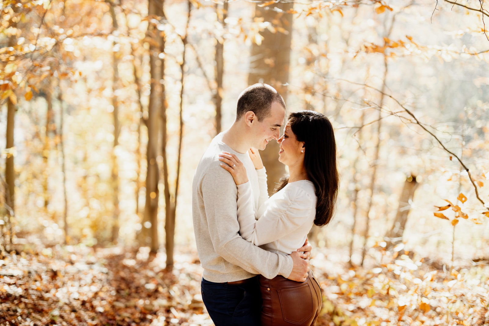 ELIA AND ANTHONY | ENGAGED | MORRIS ARBORETUM - heartandraephoto.com