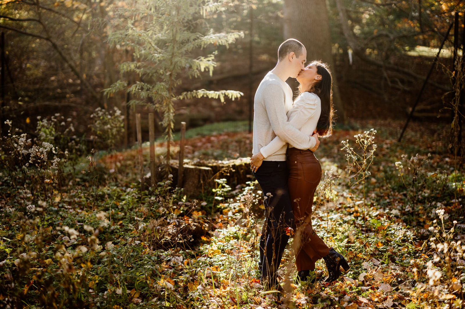 ELIA AND ANTHONY | ENGAGED | MORRIS ARBORETUM - heartandraephoto.com